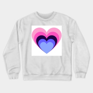 Omni heart in heart Crewneck Sweatshirt